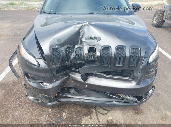 1C4PJLAB2HW559264 2017 JEEP CHEROKEE Серый Вид спереди