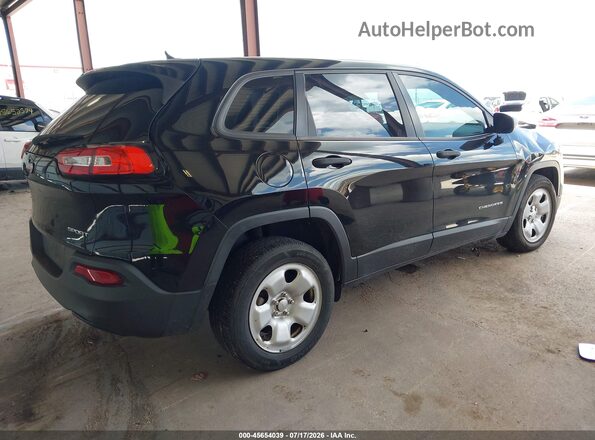 1C4PJLAB2HW585749 2017 JEEP CHEROKEE Black Tył prawy