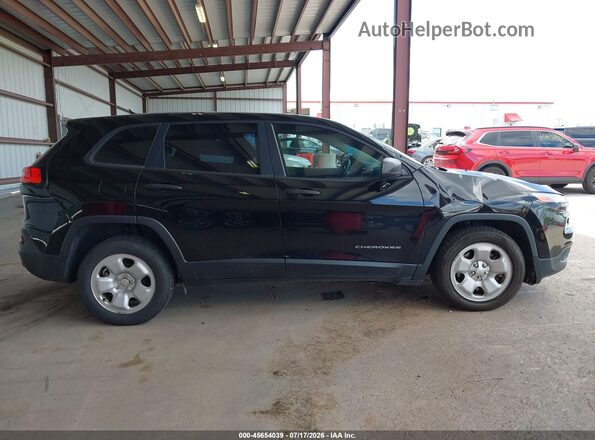 1C4PJLAB2HW585749 2017 JEEP CHEROKEE Black Widok wnętrza 360 stopni
