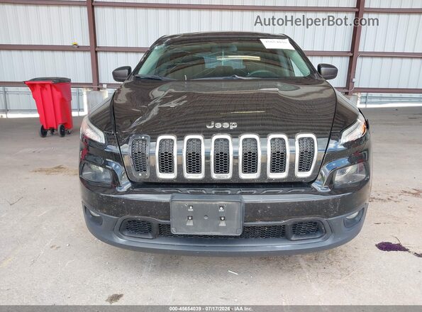 1C4PJLAB2HW585749 2017 JEEP CHEROKEE Black Widok wnętrza z tyłu