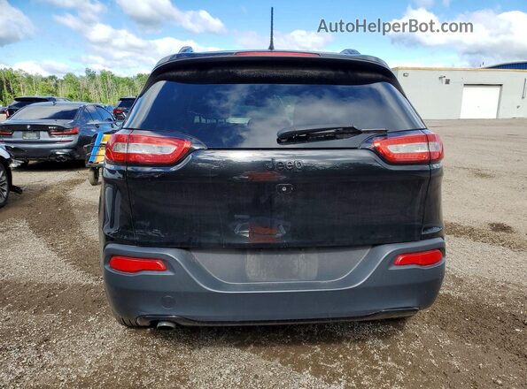 1C4PJLAB3JD557850 2018 JEEP CHEROKEE Black Հետևի տեսք