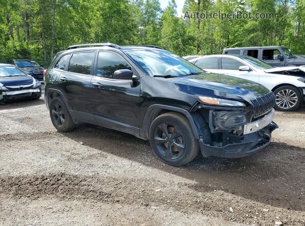 1C4PJLAB3JD557850 2018 JEEP CHEROKEE Black Առջևի աջ