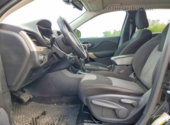 1C4PJLAB3JD557850 2018 JEEP CHEROKEE Black Սալոնի դիմացի տեսք