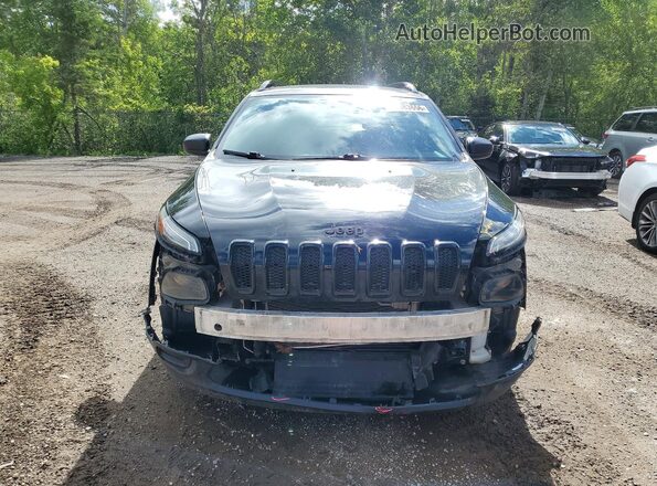 1C4PJLAB3JD557850 2018 JEEP CHEROKEE Black Դիմացի տեսք