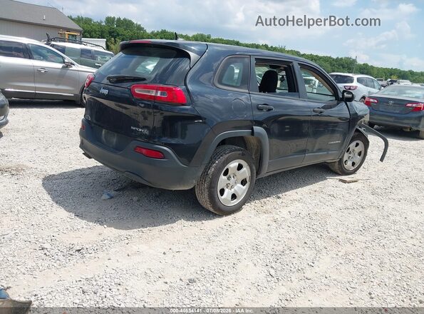 1C4PJLAB4GW136782 2016 JEEP CHEROKEE Black Trasero derecho