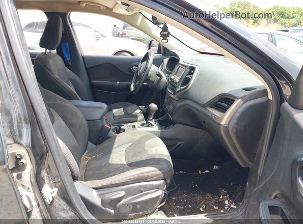 1C4PJLAB4GW136782 2016 JEEP CHEROKEE Black Vista interior delantera