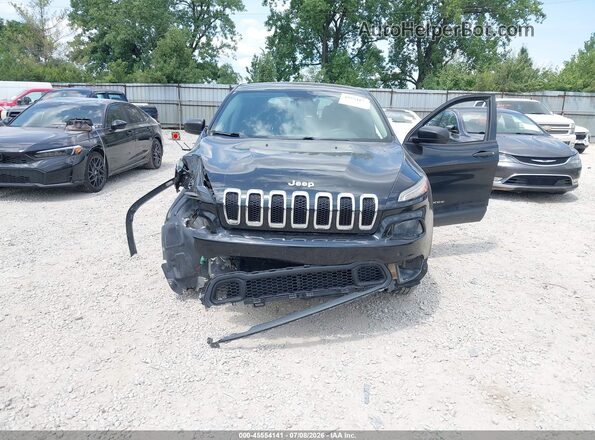 1C4PJLAB4GW136782 2016 JEEP CHEROKEE Black Vista frontal