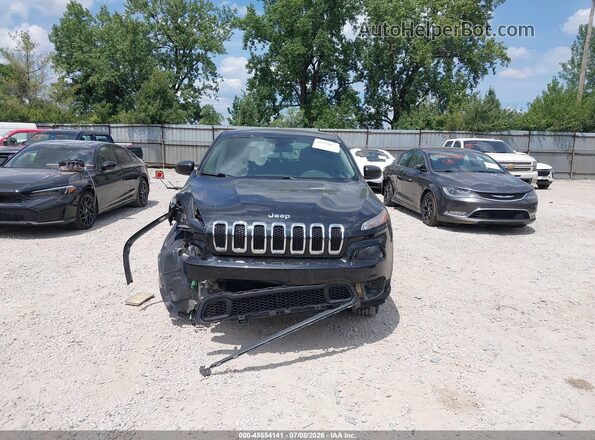 1C4PJLAB4GW136782 2016 JEEP CHEROKEE Black Vista interior trasera