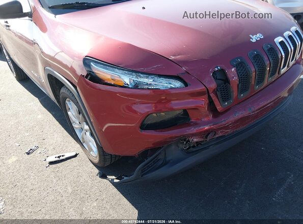 1C4PJLAB4GW192074 2016 JEEP CHEROKEE Red Widok z przodu
