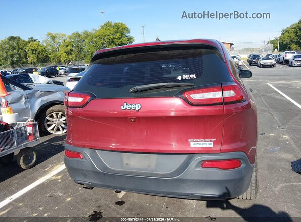 1C4PJLAB4GW192074 2016 JEEP CHEROKEE Red 