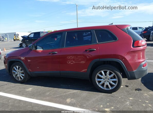 1C4PJLAB4GW192074 2016 JEEP CHEROKEE Red Widok wnętrza 360 stopni