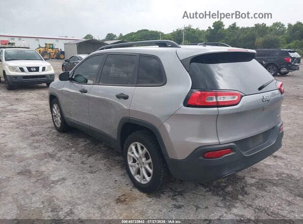 1C4PJLAB4GW307904 2016 JEEP CHEROKEE Gray Tył lewy
