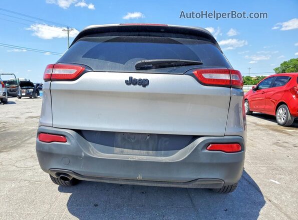 1C4PJLAB4GW319468 2016 JEEP CHEROKEE Silver Vista trasera