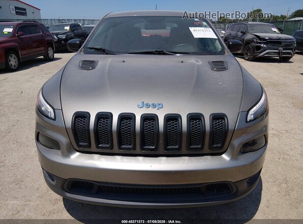 1C4PJLAB5HW559209 2017 JEEP CHEROKEE Бежевый Вид спереди