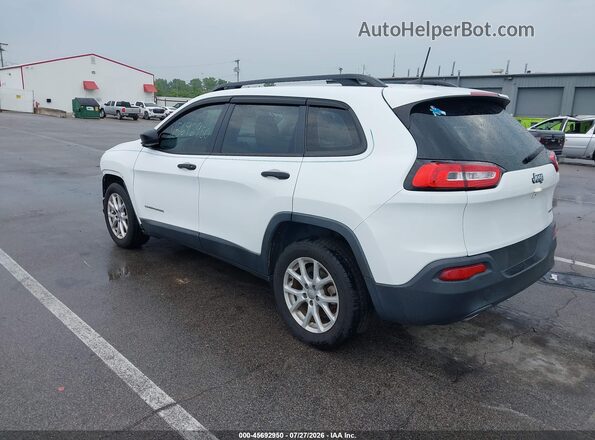 1C4PJLAB6GW107011 2016 JEEP CHEROKEE White Trasero izquierdo