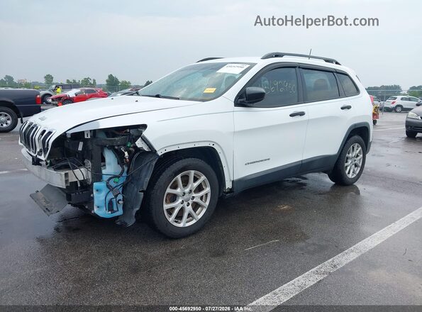 1C4PJLAB6GW107011 2016 JEEP CHEROKEE White Vista tres cuartos delantera izquierda