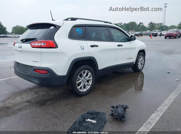 1C4PJLAB6GW107011 2016 JEEP CHEROKEE White Trasero derecho