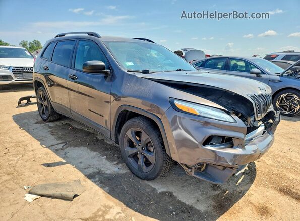 1C4PJLAB6HW508057 2017 JEEP CHEROKEE Gray Delantero derecho