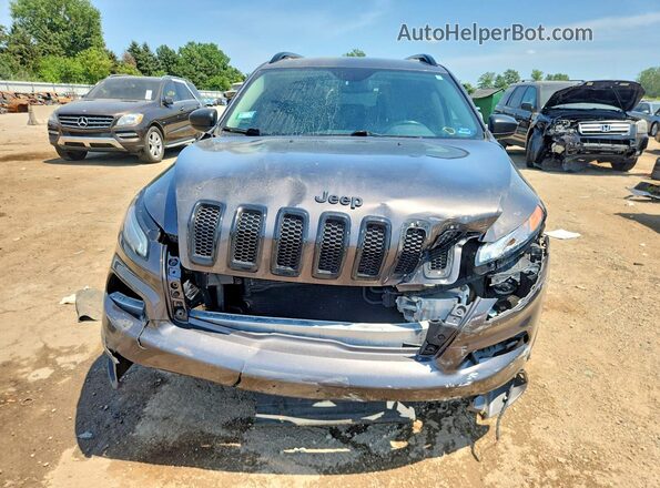 1C4PJLAB6HW508057 2017 JEEP CHEROKEE Gray Vista frontal