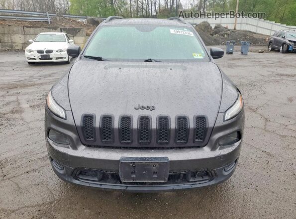 1C4PJLAB6HW580764 2017 JEEP CHEROKEE Gray Front view