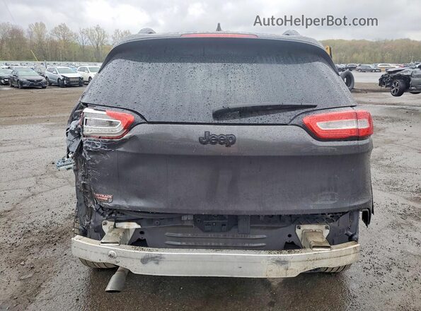 1C4PJLAB6HW580764 2017 JEEP CHEROKEE Gray Rear view