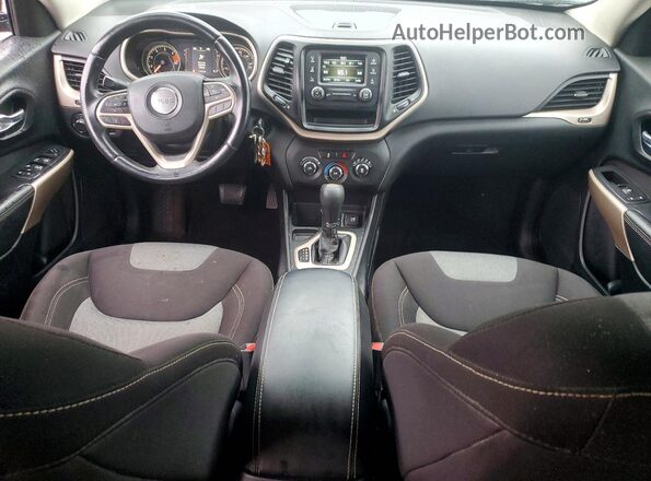 1C4PJLAB6HW580764 2017 JEEP CHEROKEE Gray Dashboard view