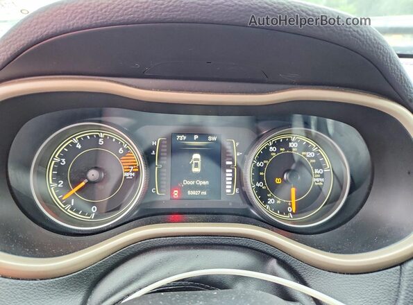 1C4PJLAB7GW362394 2016 JEEP CHEROKEE White Vista del cuadro de instrumentos