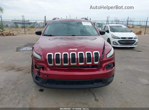 1C4PJLAB7HW577890 2017 JEEP CHEROKEE Red Vista del cuadro de instrumentos