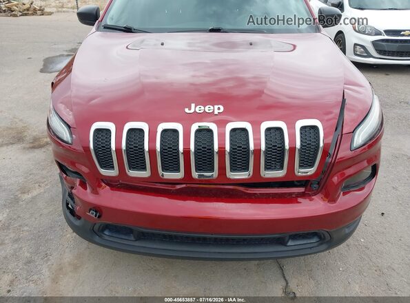 1C4PJLAB7HW577890 2017 JEEP CHEROKEE Red 