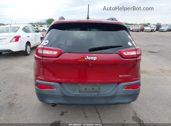 1C4PJLAB7HW577890 2017 JEEP CHEROKEE Red 