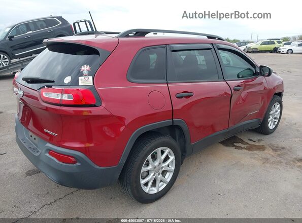 1C4PJLAB7HW577890 2017 JEEP CHEROKEE Red Trasero derecho