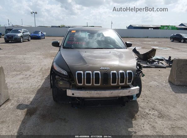 1C4PJLAB8GW183992 2016 JEEP CHEROKEE Gray Vista frontal