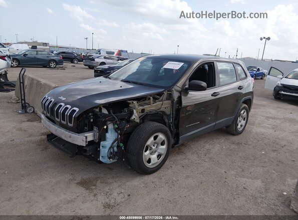 1C4PJLAB8GW183992 2016 JEEP CHEROKEE Gray Vista tres cuartos delantera izquierda