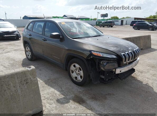 1C4PJLAB8GW183992 2016 JEEP CHEROKEE Gray 