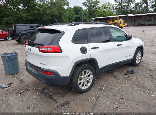 1C4PJLAB8GW238196 2016 JEEP CHEROKEE White Tył prawy