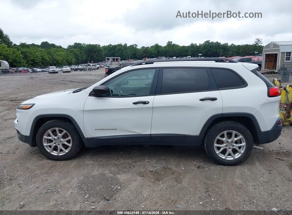 1C4PJLAB8GW238196 2016 JEEP CHEROKEE White Widok wnętrza 360 stopni