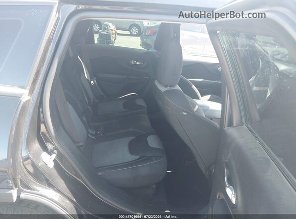 1C4PJLAB8HW508710 2017 JEEP CHEROKEE Black Widok naklejki z numerem VIN