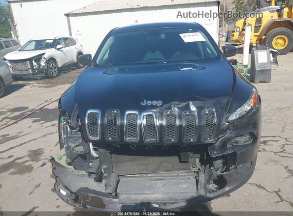 1C4PJLAB8HW508710 2017 JEEP CHEROKEE Black Widok zestawu wskaźników