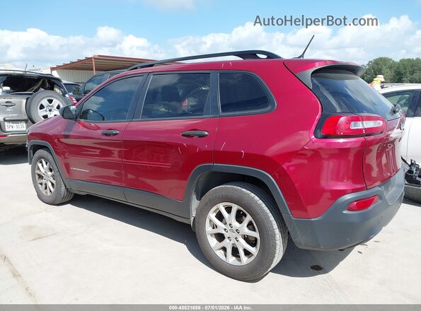1C4PJLAB8HW559236 2017 JEEP CHEROKEE Red 360 interior view