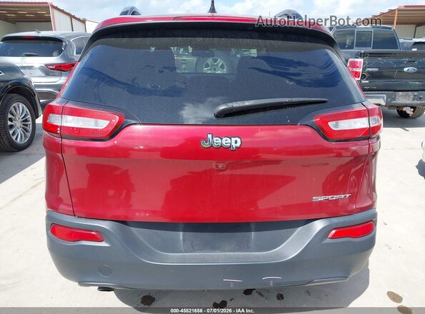 1C4PJLAB8HW559236 2017 JEEP CHEROKEE Red 