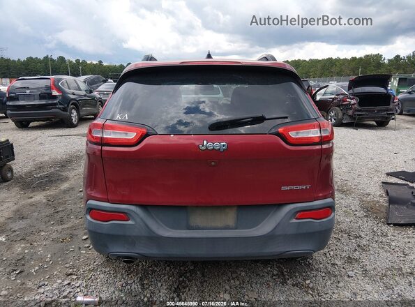 1C4PJLAB8HW626482 2017 JEEP CHEROKEE Red 