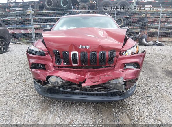 1C4PJLAB8HW626482 2017 JEEP CHEROKEE Red Вид щитка приладів