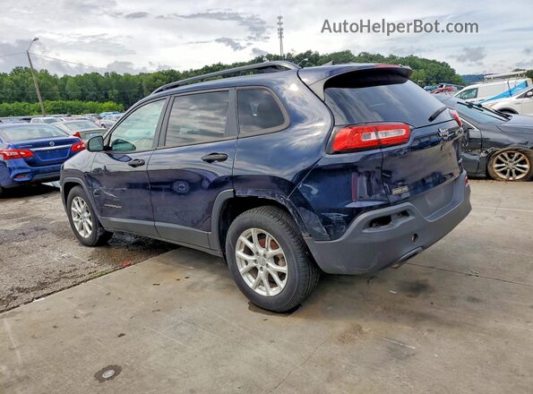 1C4PJLAB9GW336721 2016 JEEP CHEROKEE Blue Tył lewy