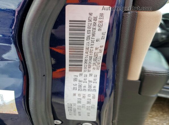 1C4PJLAB9GW336721 2016 JEEP CHEROKEE Blue Widok naklejki z numerem VIN