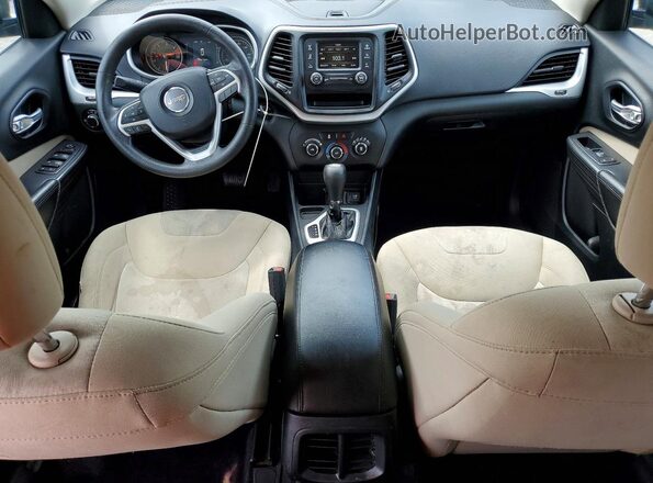 1C4PJLAB9GW336721 2016 JEEP CHEROKEE Blue Widok deski rozdzielczej