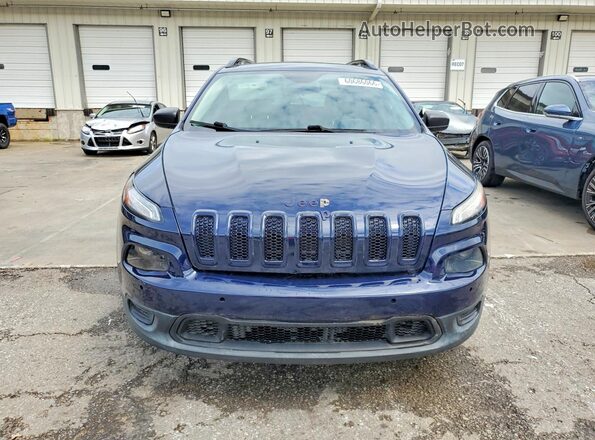 1C4PJLAB9GW336721 2016 JEEP CHEROKEE Blue Widok z przodu
