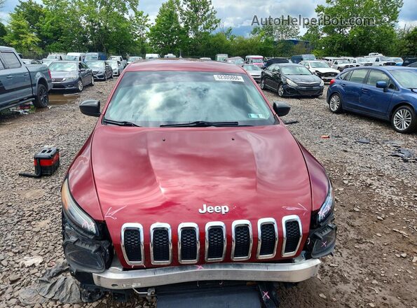 1C4PJLAB9GW342437 2016 JEEP CHEROKEE Red Դիմացի տեսք
