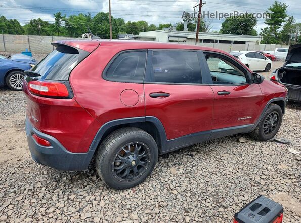 1C4PJLAB9GW342437 2016 JEEP CHEROKEE Red Հետևի աջ