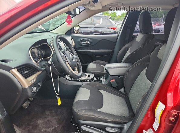 1C4PJLAB9GW342437 2016 JEEP CHEROKEE Red Սալոնի դիմացի տեսք