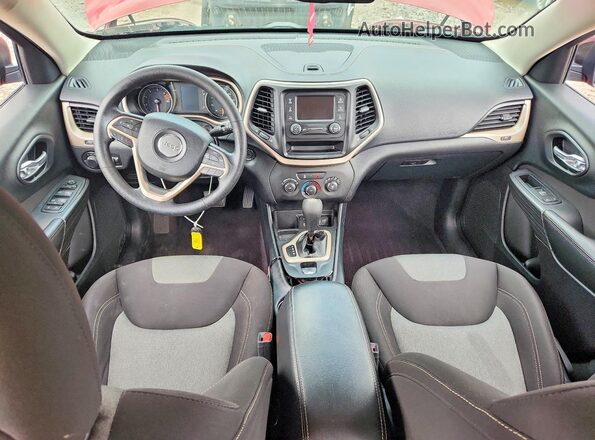 1C4PJLAB9GW342437 2016 JEEP CHEROKEE Red Առջևի վահանակի տեսք